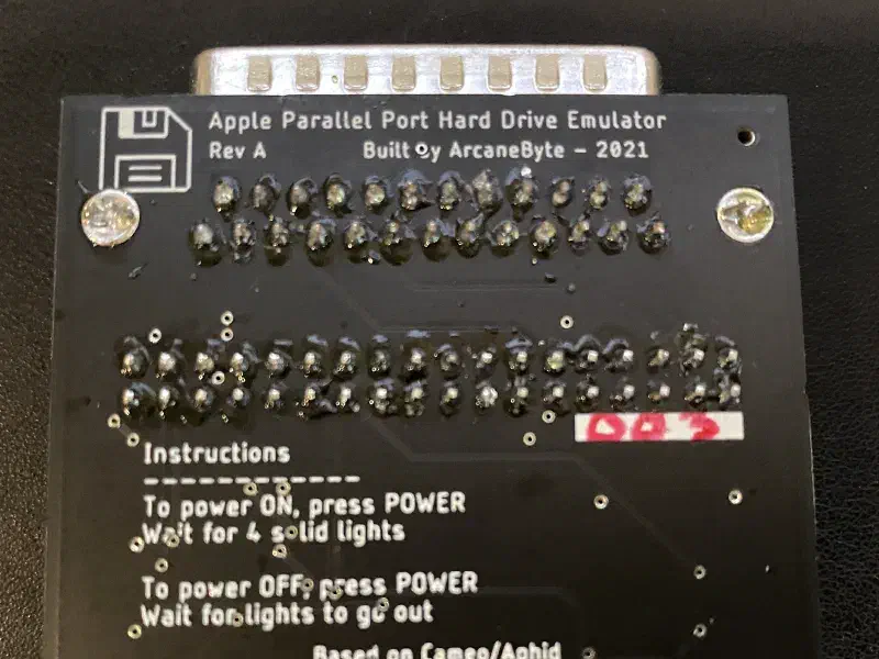 Rev A supports the Apple Lisa 2/5 and Apple ///
