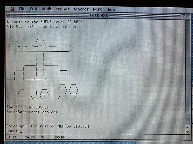 wifimodem connected to a Powerbook G3