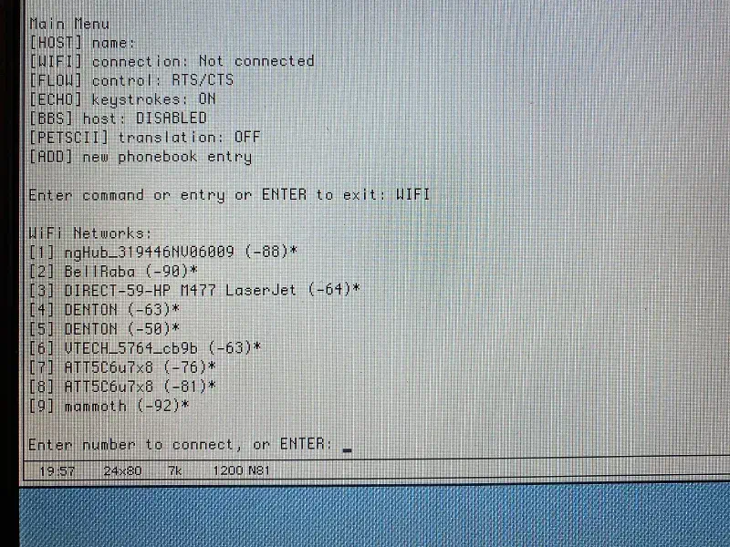 wifimodem connects to local wireless networks